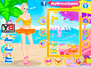 play Elsa Beach Day