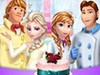 play Frozen Family Cooking Wedding Cake