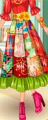 play Barbie'S Patchwork Peasant Dress