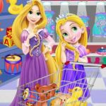 Baby Rapunzel And Mom Shopping