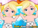 play Elsa Nursing Baby Twins