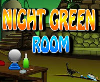 Night Green Room Escape