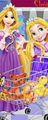 Baby Rapunzel And Mom Shopping