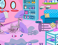 play Messy Parlour Clean Up