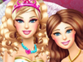 play Beautiful Barbie Wedding Kissing