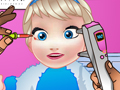 play Baby Elsa Eye Doctor Kissing