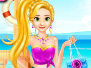 play Rapunzel'S Beach Day