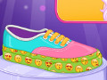 play Barbie Design My Emoji Shoes