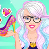 play Barbie Design Emoji Shoes