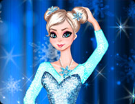play Elsa Ballerina Dress Up