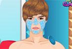 play Super Justin Bieber Facial