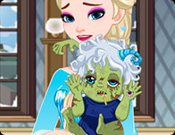 play Elsa'S Zombie Baby