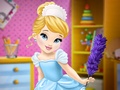 play Baby Cinderella House Cleaning