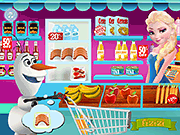 play Elsa Grocery Store