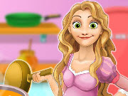 play Pregnant Rapunzel Cooking Cicken Soup