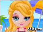 play Baby Barbie Summer Glittery Tattoo