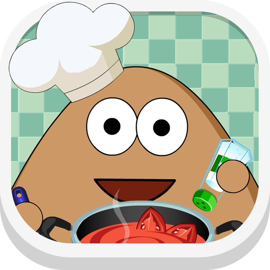 play Pou Kitchen Slacking