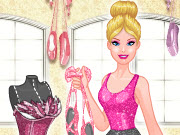 play Barbie In Pink Shoes Designer