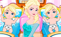 Elsa Nursing Baby Twins