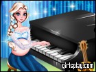 play Pregnant Elsa Piano Performance