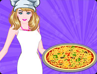 play Barbie Cooking Spicy Indian Pizza