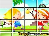 play Tennis Cartoon Puzzle