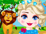 play Elsa Safari Slacking Kissing