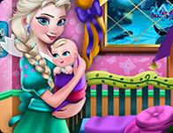 play Elsa Mommy Room Deco