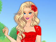play Barbie Princess Rose
