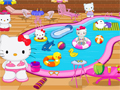 Hello Kitty Swimming Pool Decor