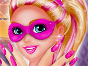 play Super Barbie Nails Design