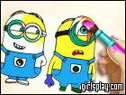 play Minions Coloring Book