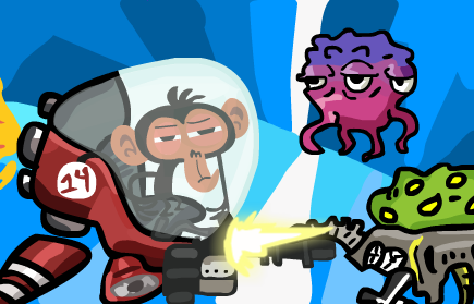 play Monkey Vs Aliens