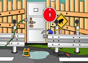play Blue Frog On The Guardrail Escape