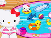 Hello Kitty Swimming Pool Decor