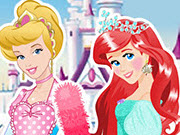 play Disney Castle Cleanup