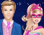 play Barbie Superhero And Ken Kissing