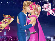 Super Barbie And Ken Kissing