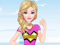 play Barbie Super Sparkle Dress Up