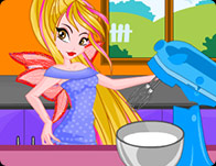 play Winx Stella Cooking Poutine Pizza