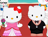 play Hello Kitty Wedding Kissing