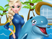 play Elsa Dolphin Show