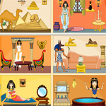 Egyptian Princess Doll House Decor