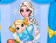 play Elsa Baby Room Cleaning