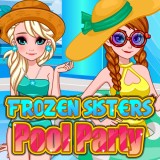 play Frozen Sisters Pool Party