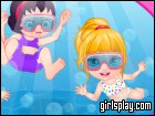 play Baby Barbie Swimming Accident