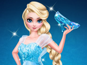 play Elsa Glass Slipper