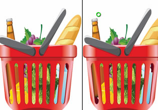 play Grocery Baskets Difference World