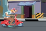 play Busy Man Scooter Escape