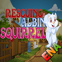 Rescuing Albino Squirrel Escape